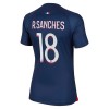 Paris Saint-Germain 2023-24 R.Sanches 18 Hjemme - Dame Fotballdrakt